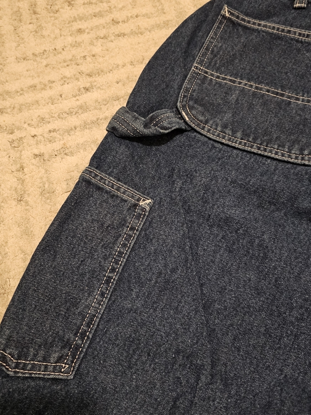 Carhartt Men's Dark Denim Relaxed Carpenter Jeans - Picture 6 of 9